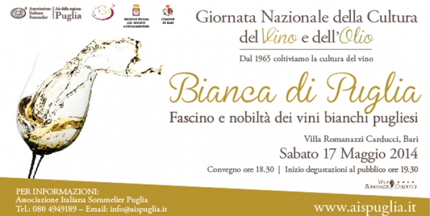 Bianca di Puglia – Fascino e nobiltà dei vini bianchi pugliesi