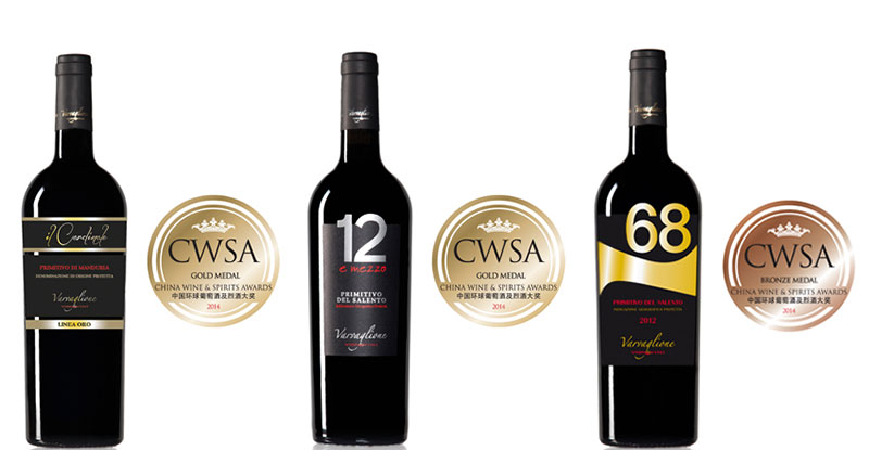 VARVAGLIONE VIGNE E VINI IS AWARDED THREE MEDALS AT CWSA