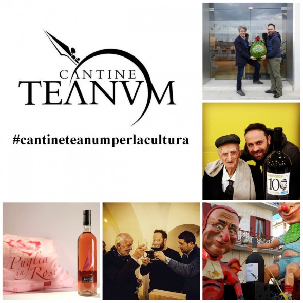 Cantine Teanum lancia #cantineteanumperlacultura