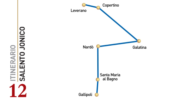 ITINERARIO 12:  SALENTO JONICO – IL RICHIAMO DEL MARE