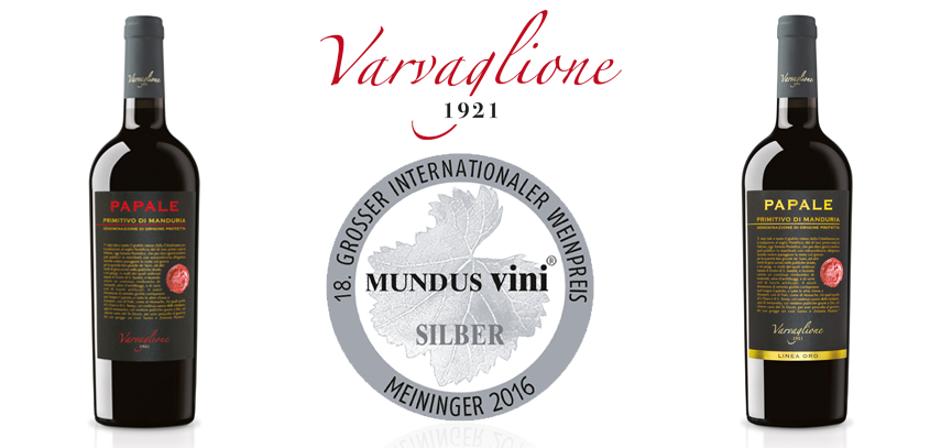 Mundus Vini 2016 premia i vini Varvaglione